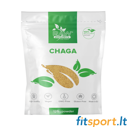 Raw Powders Chaga-Pilzpulver (125 g) 